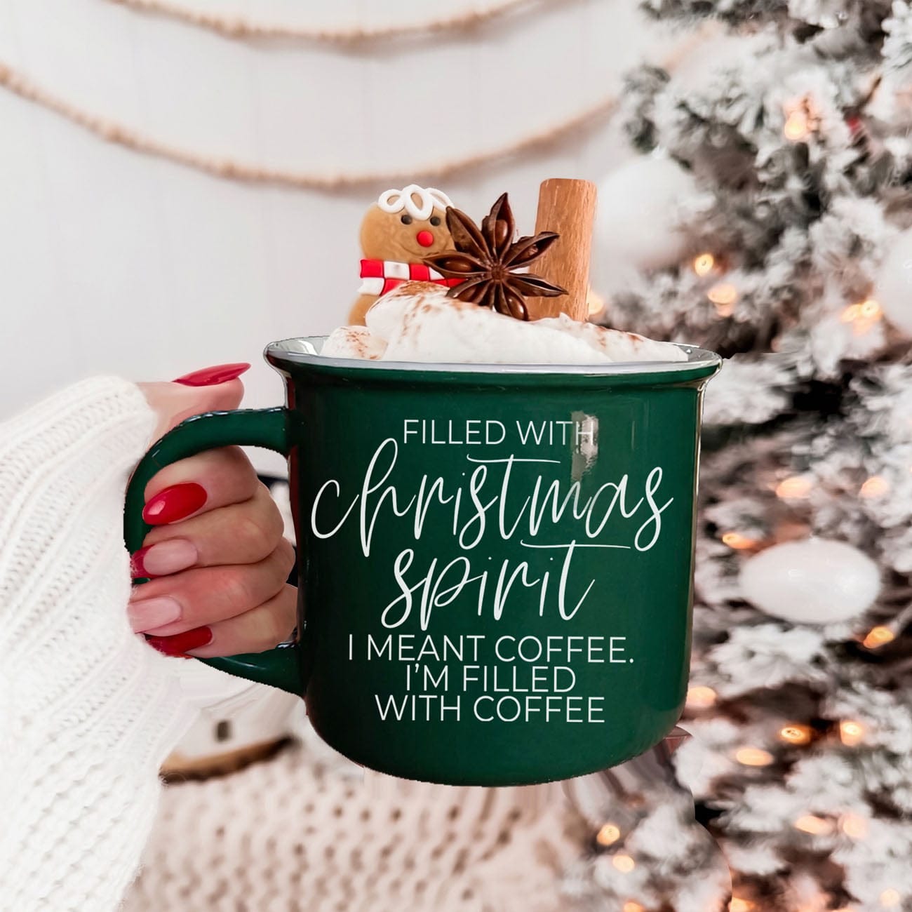 Gia Roma Coffee Mug, Christmas Spirit Mug