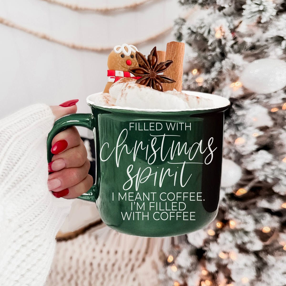 Gia Roma Coffee Mug, Christmas Spirit Mug