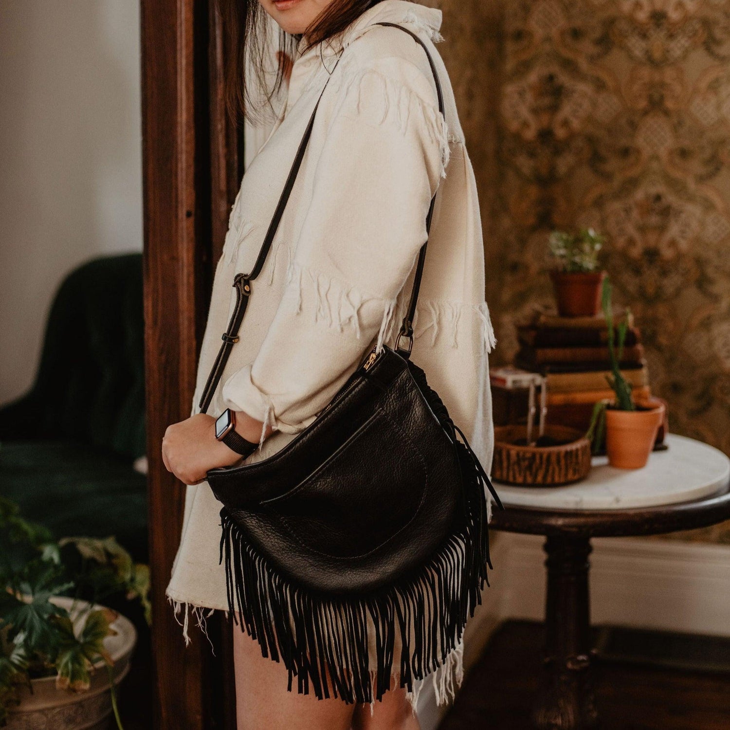 The Local Branch Leather Black The Range Bag - USA Made