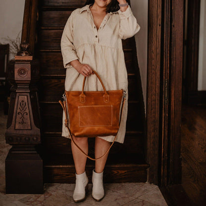 The Local Branch Leather Caramel / Day Tripper Caravan Bag Daytripper - USA Made