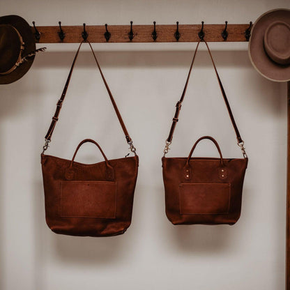 The Local Branch Leather Mahogany / Day Tripper Caravan Bag Daytripper - USA Made
