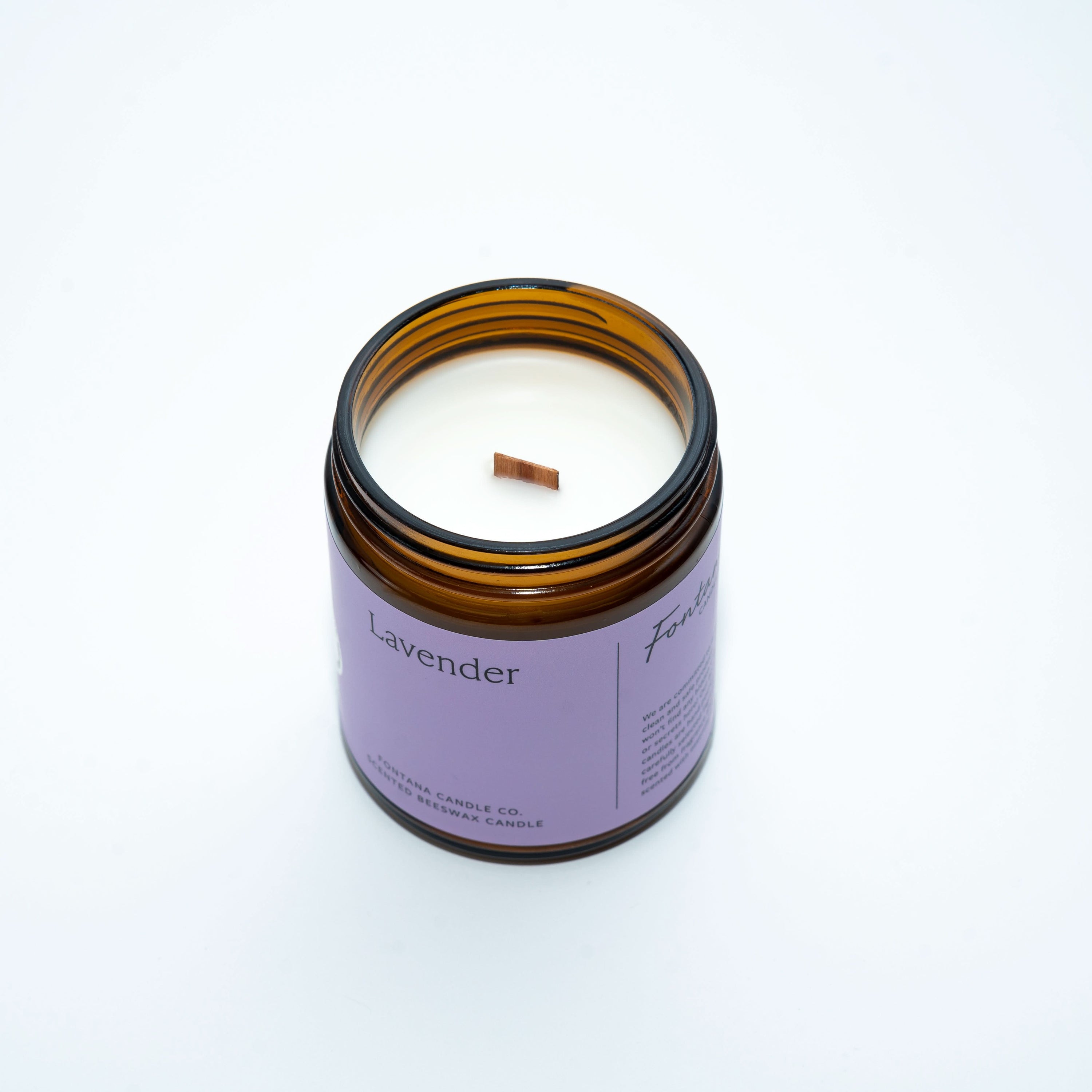 Fontana Candle Co Candles 9 oz Straight Sided Jar Lavender Jar Candle