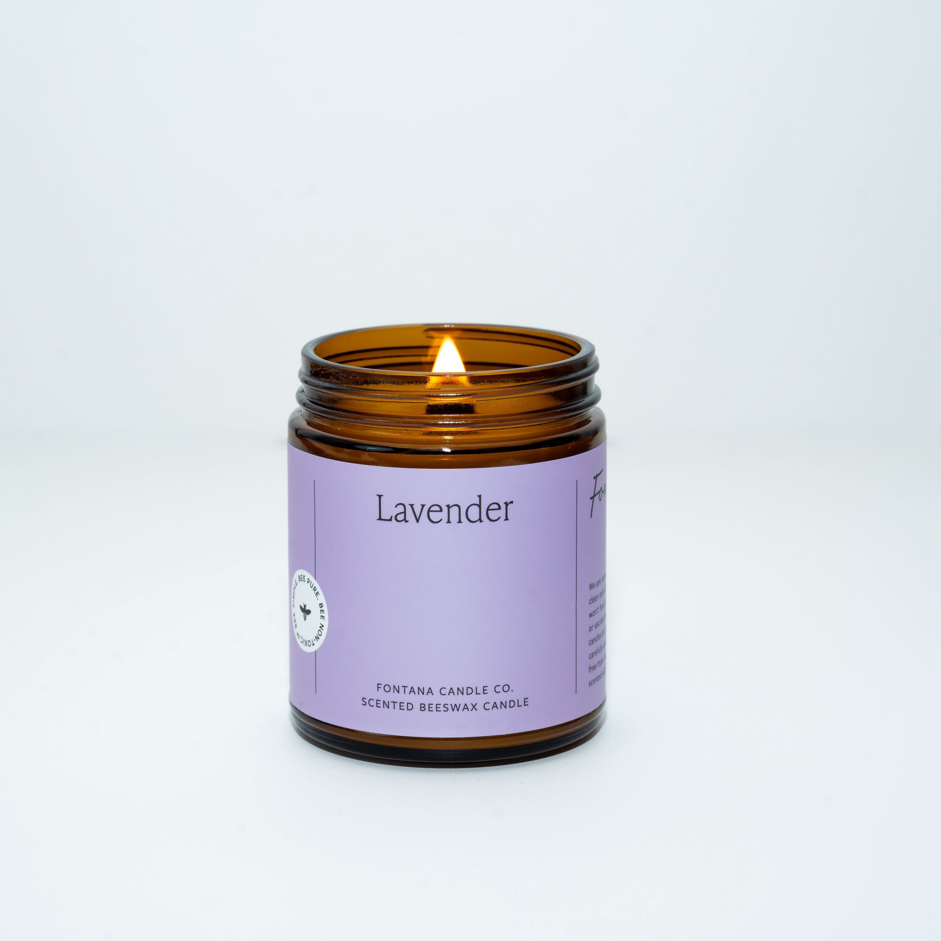 Fontana Candle Co Candles 9 oz Straight Sided Jar Lavender Jar Candle