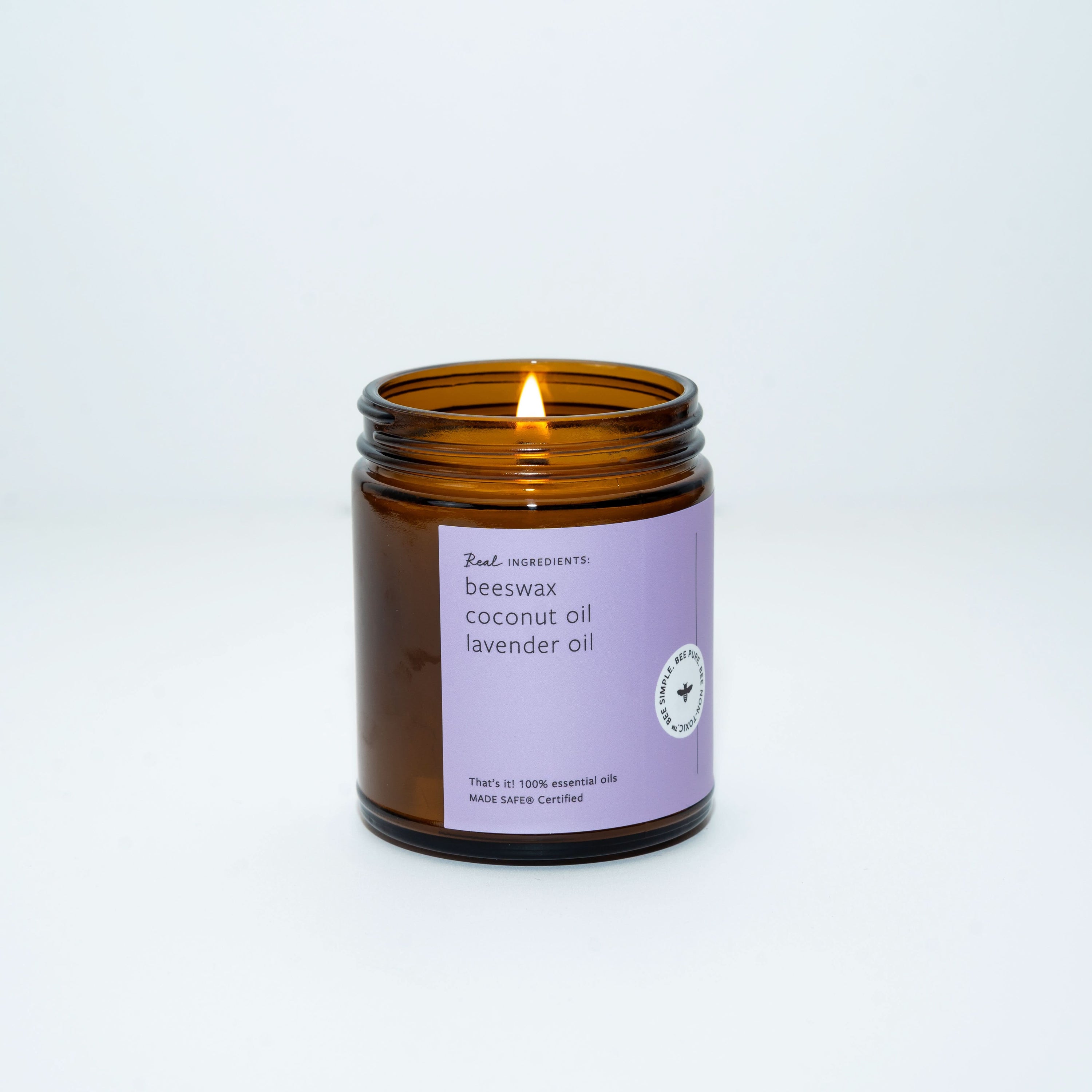 Fontana Candle Co Candles 9 oz Straight Sided Jar Lavender Jar Candle