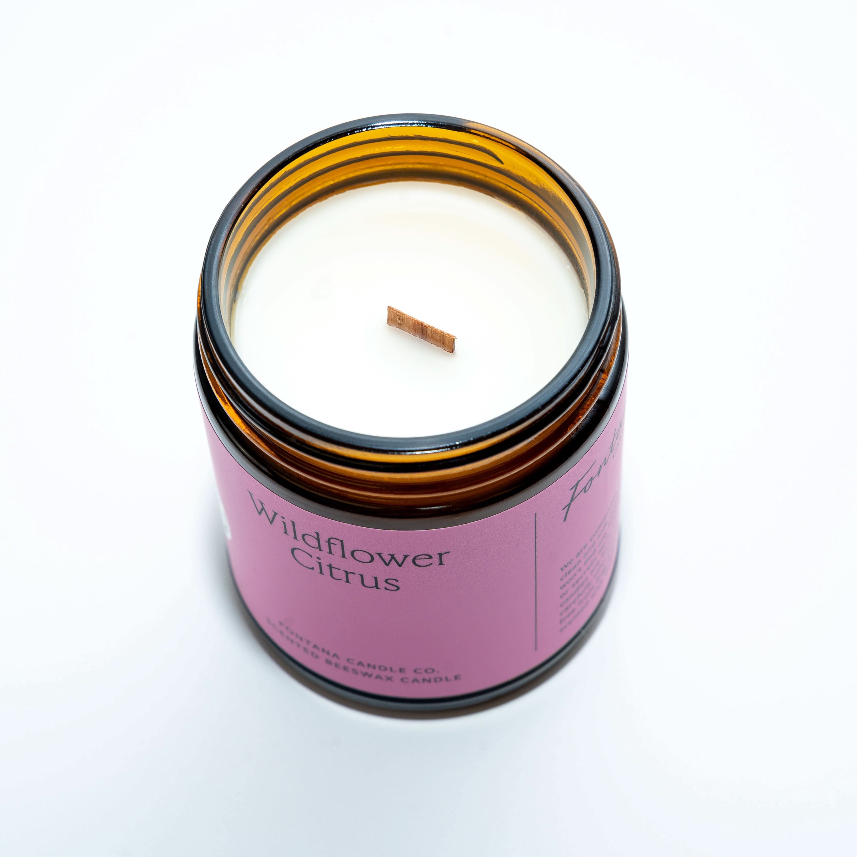 Fontana Candle Co Candles 9 oz Straight Sided Jar Wildflower Citrus Jar Candle