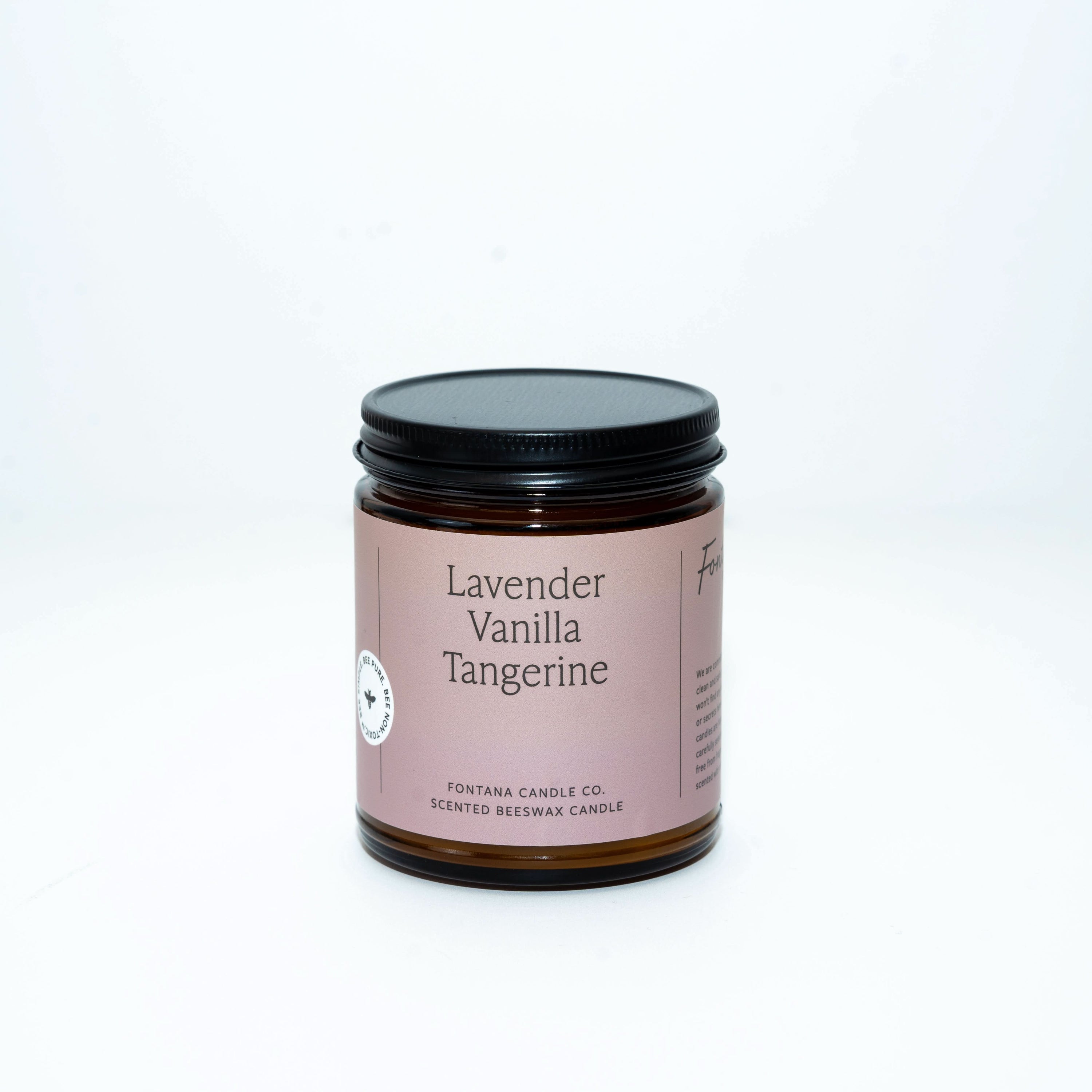 Fontana Candle Co Candles 9 oz Jar Lavender Vanilla Tangerine Jar Candle