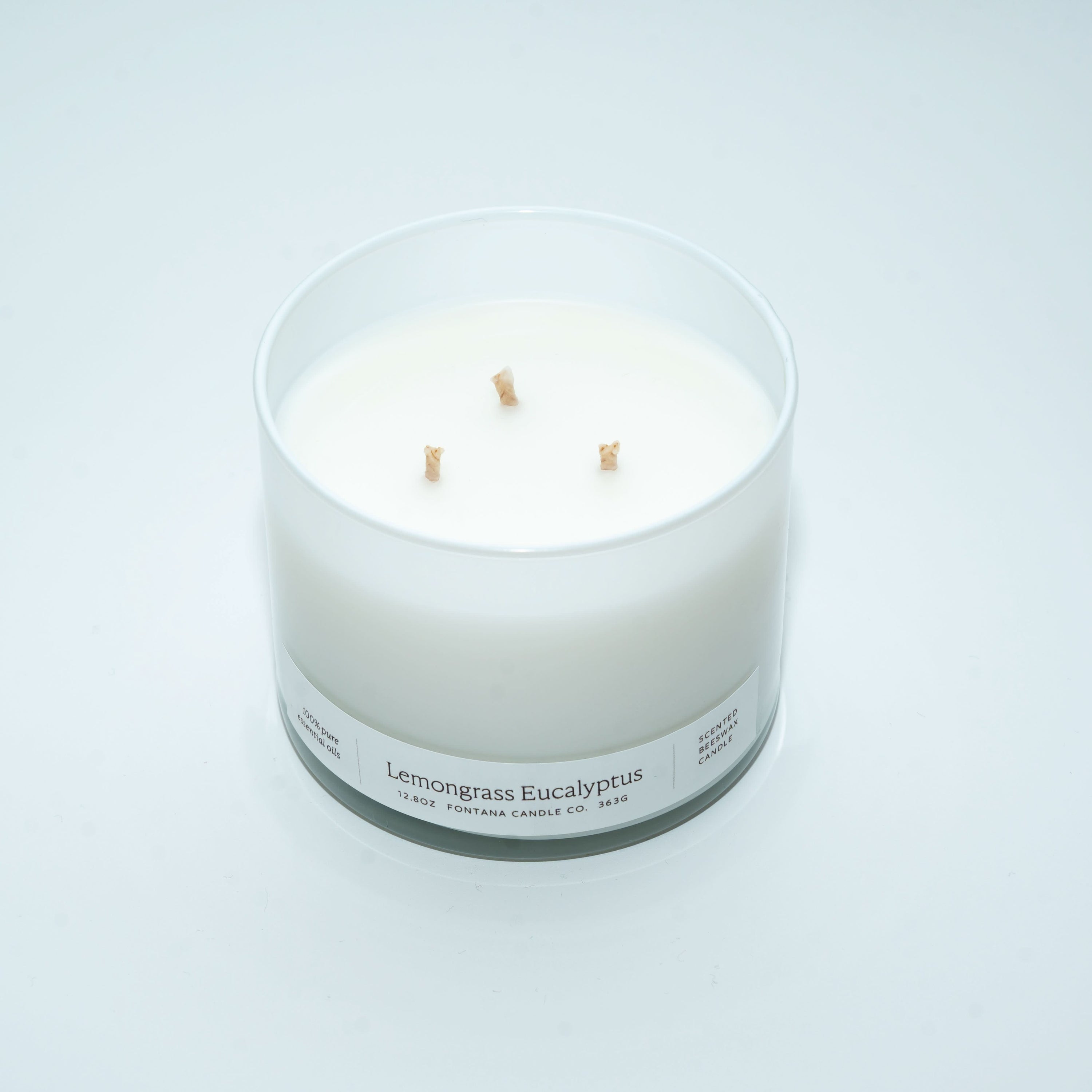 Fontana Candle Co Candles Lemongrass Eucalyptus 3-Wick Candle