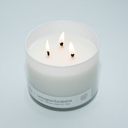 Lemongrass Eucalyptus 3-Wick Candle