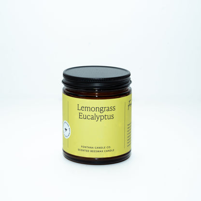 Lemongrass Eucalyptus Jar Candle - My American Goods