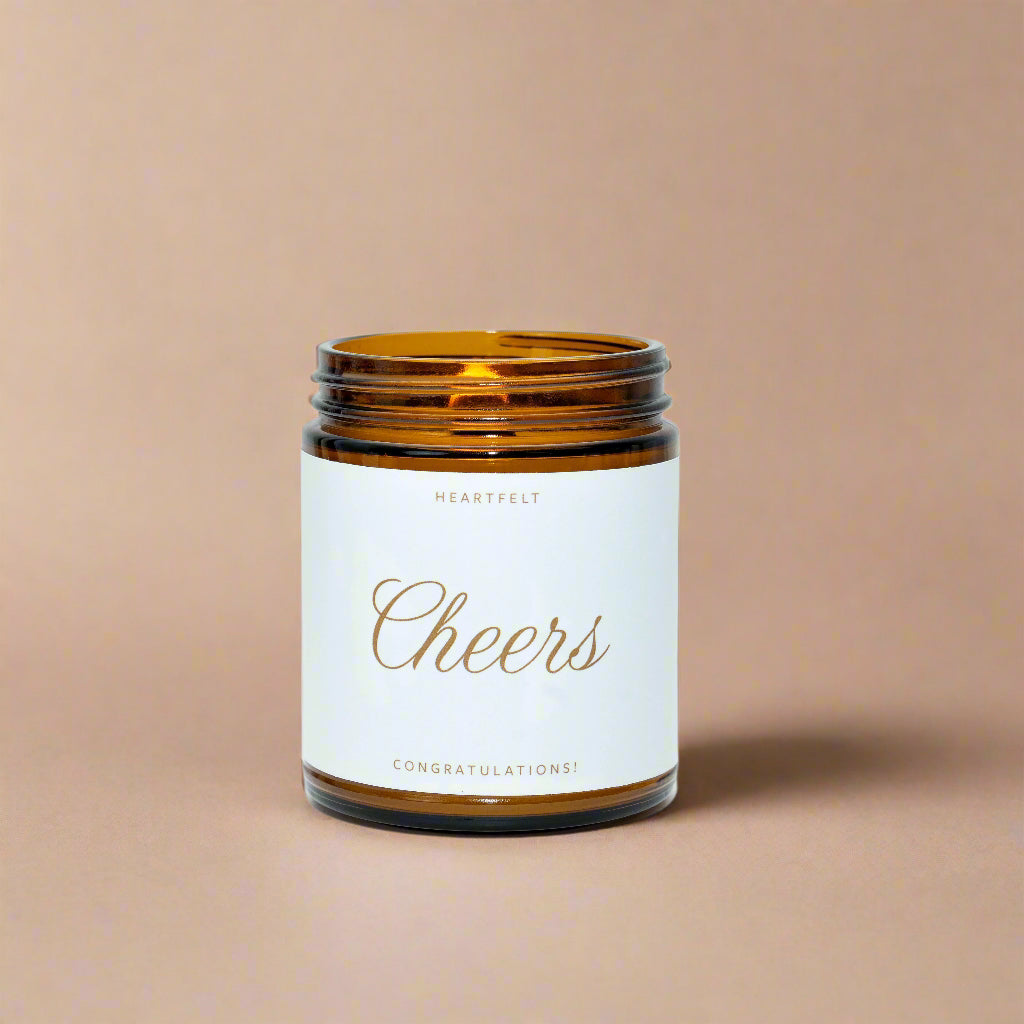 Candle jar with &