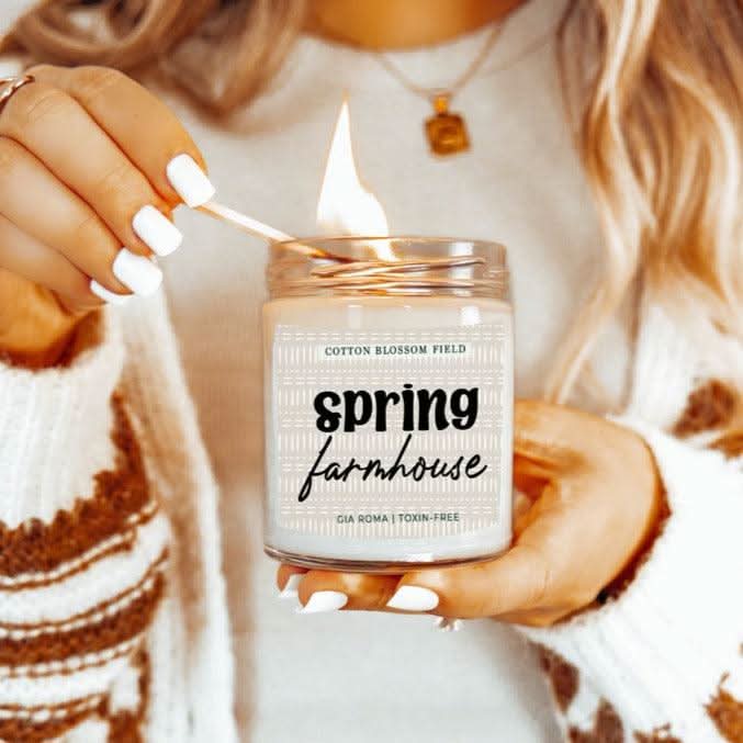 Gia Roma Candle Cotton Blossom Candle