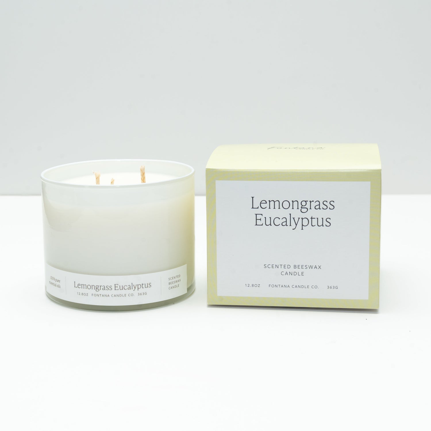 Lemongrass Eucalyptus 3-Wick Candle