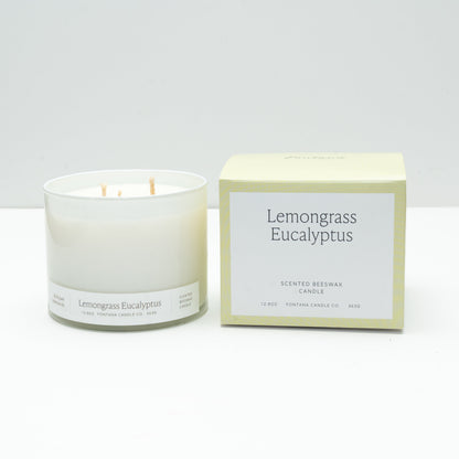 Lemongrass Eucalyptus 3-Wick Candle
