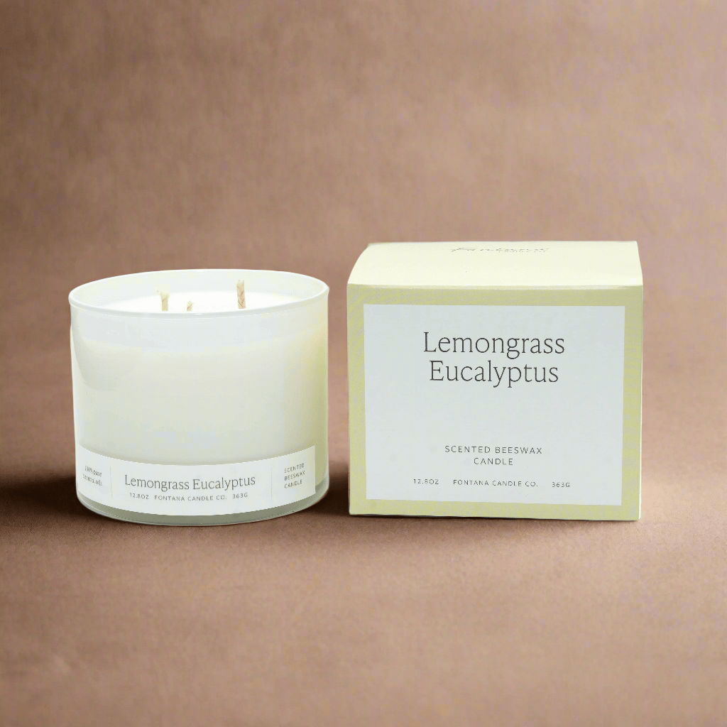 Fontana Candle Co Candles Lemongrass Eucalyptus 3-Wick Candle