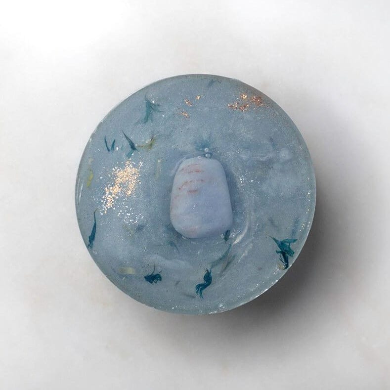 Ascension Angelite Crystal Soap