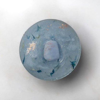 Ascension Angelite Crystal Soap