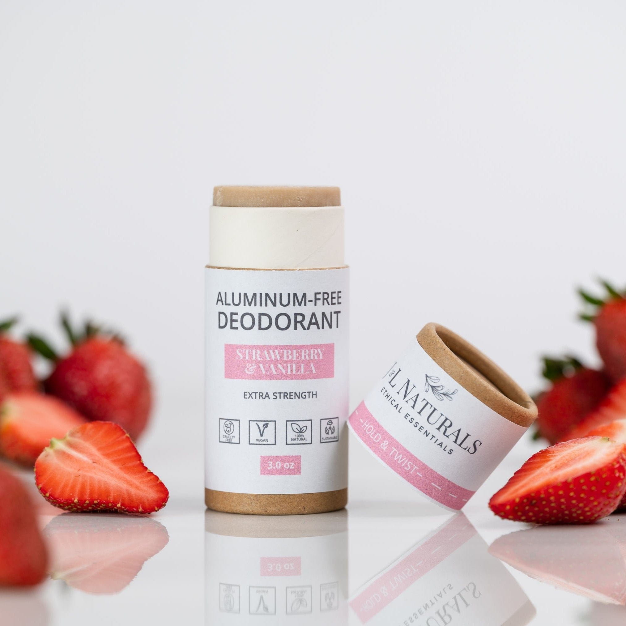 J&amp;L Naturals Deodorant Extra-Strength Deodorant Bundle (4-Pack)