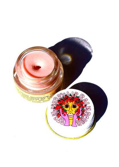 plant makeup Strawberry Dreamsicle Lip Balm Scrub