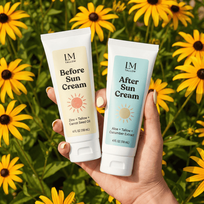 Lady May Tallow Body Cream/Lotion Tallow Sun Care Duo - Before &amp; After Sun Cream