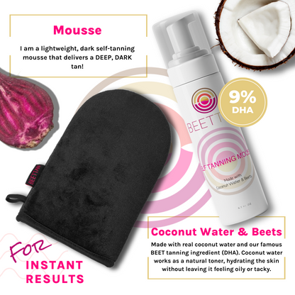 Self Tanning Mousse (Made W/ Coconut Water and Beets)
