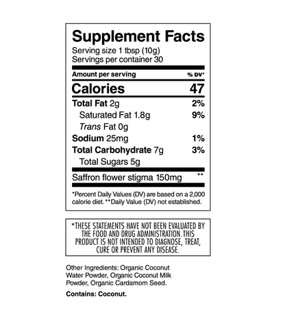 Saffron Latte 30-Day Supply