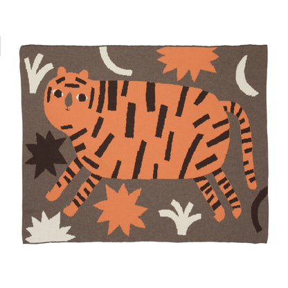 Surprised Tiger Baby Blanket