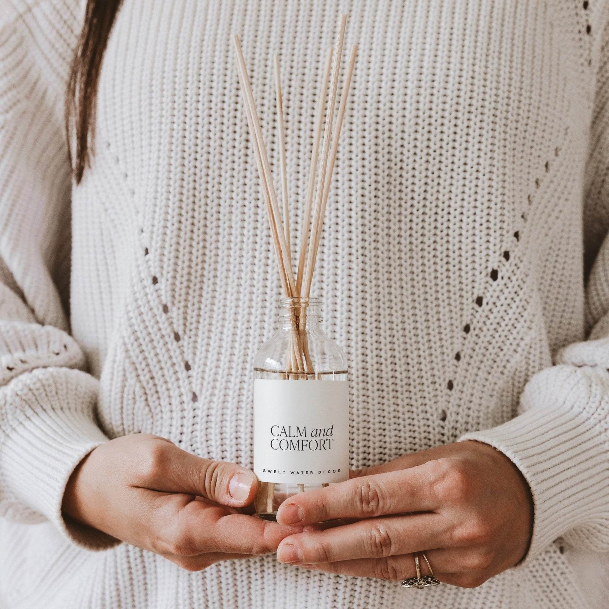 Calm and Comfort Clear Reed Diffuser - My American Goods