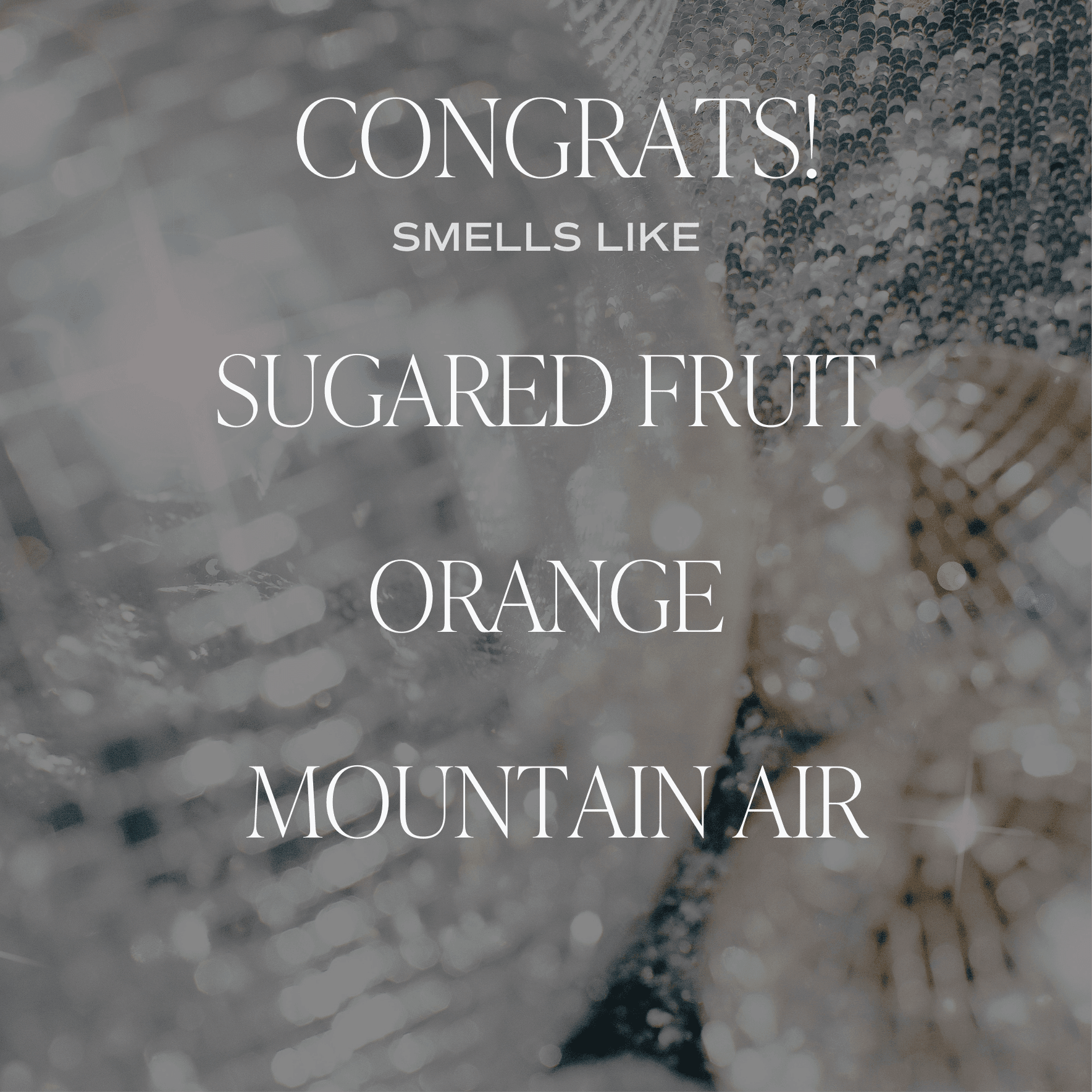 Congrats! Soy Candle - Clear Jar - 9 Oz (Island AIr) - My American Goods
