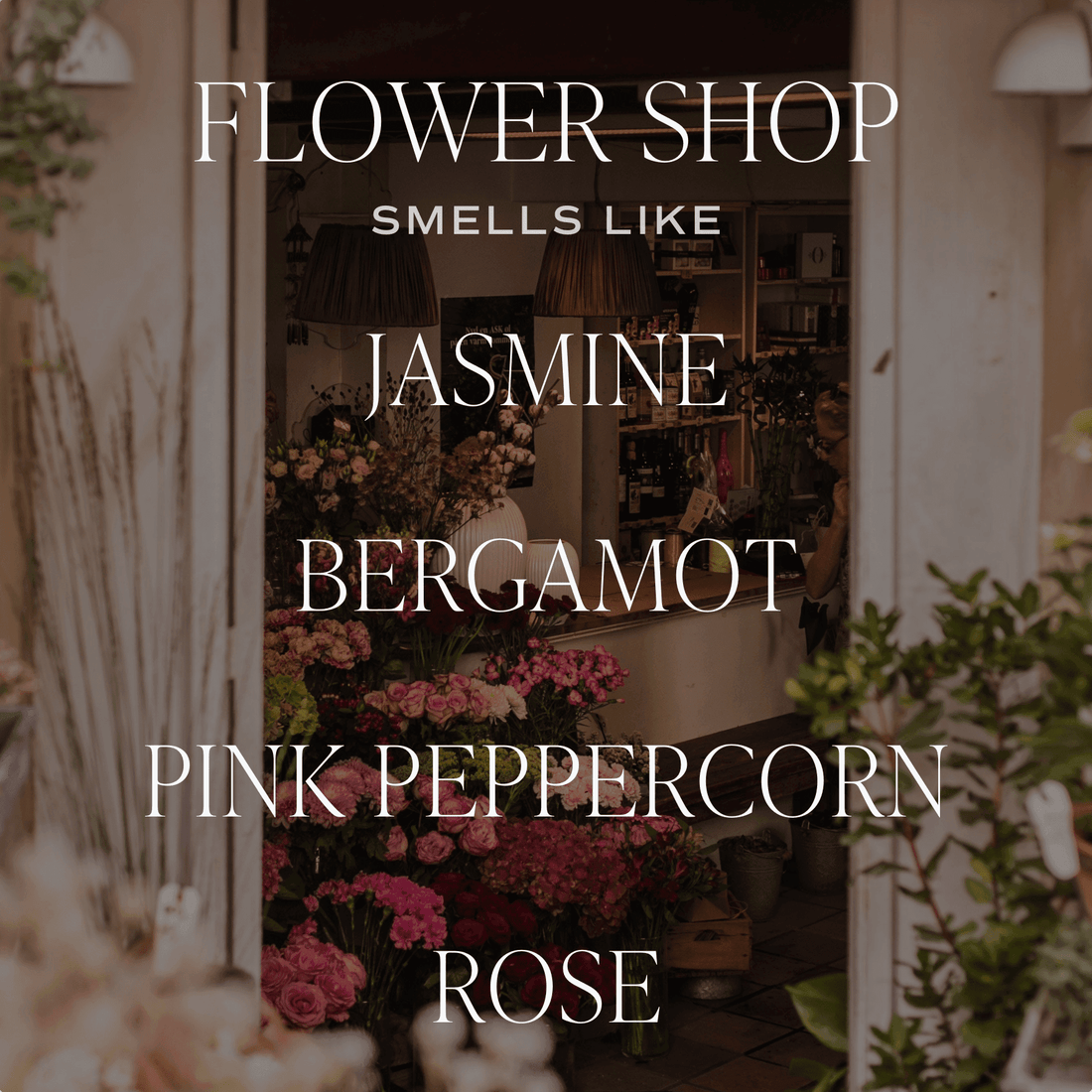 Flower Shop Clear Reed Diffuser - My American Goods