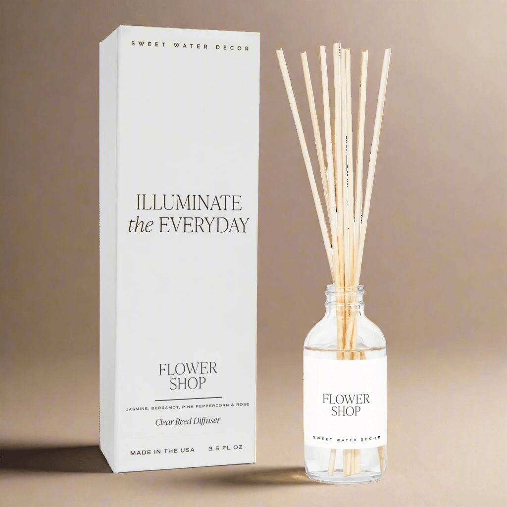 Flower Shop Clear Reed Diffuser - My American Goods