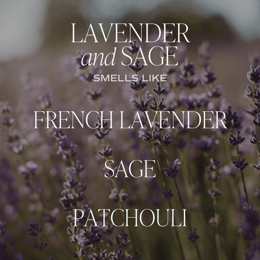 Lavender and Sage Clear Reed Diffuser - My American Goods