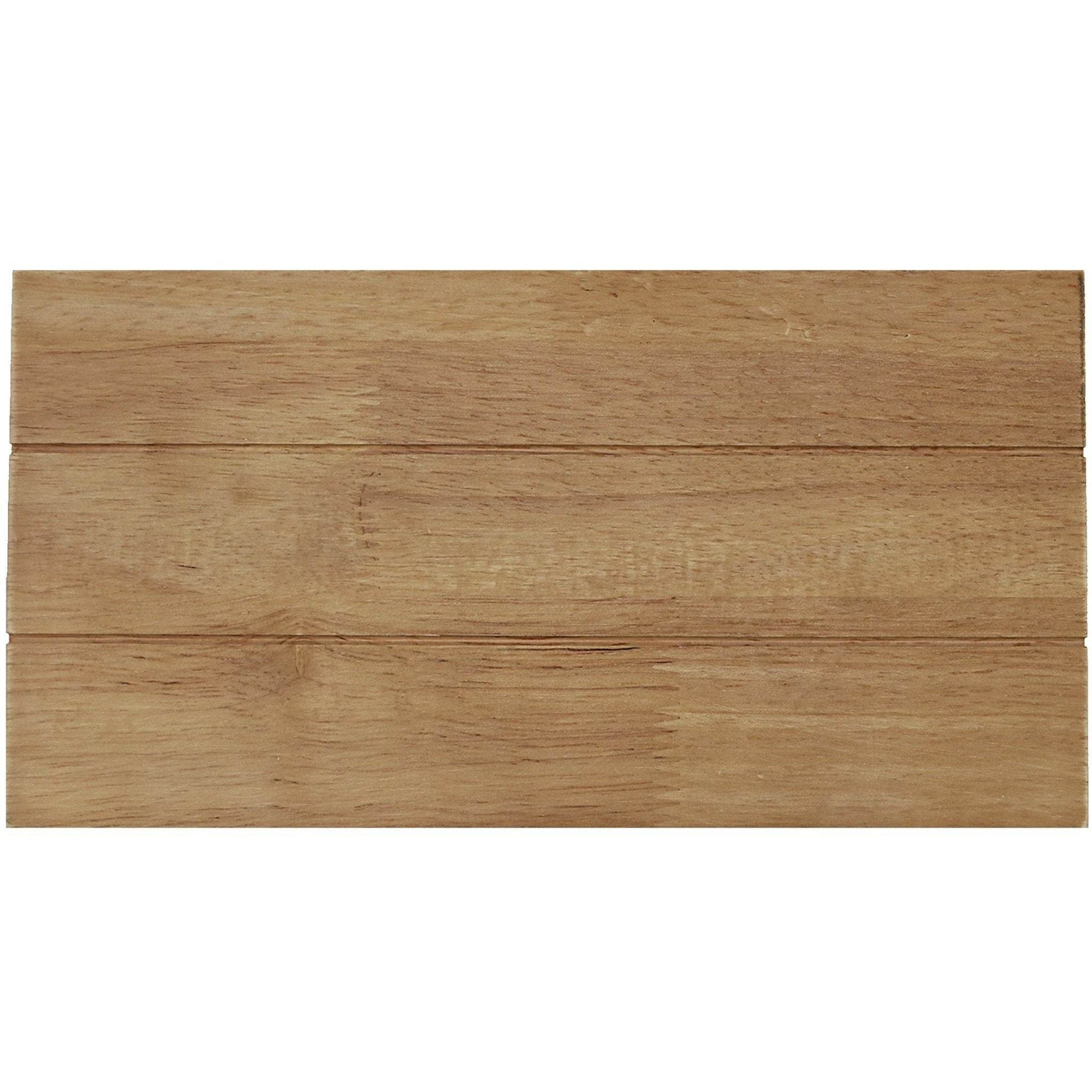 Natural Rectangular Wood Tray - My American Goods