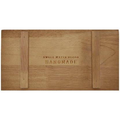 Natural Rectangular Wood Tray - My American Goods