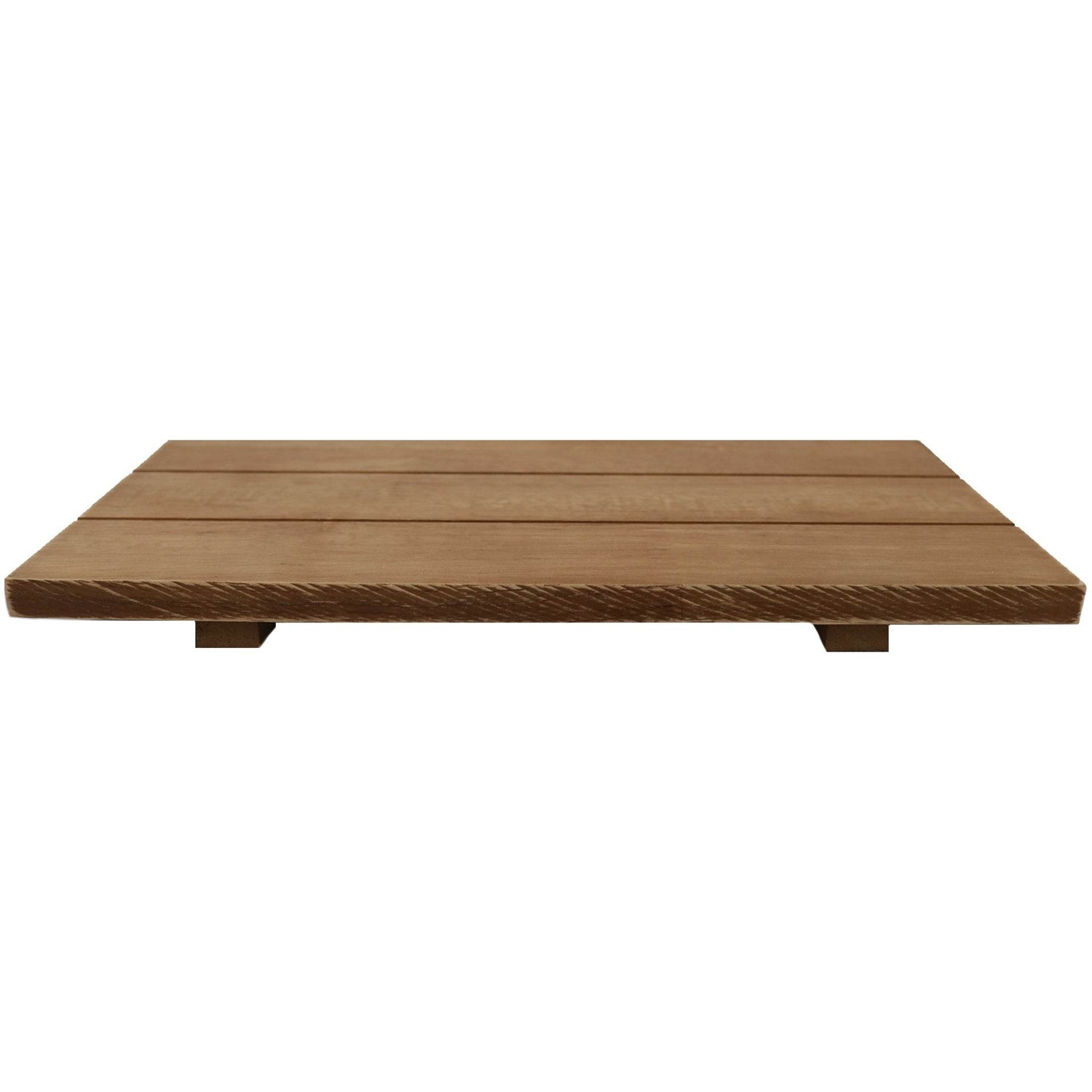 Natural Rectangular Wood Tray - My American Goods