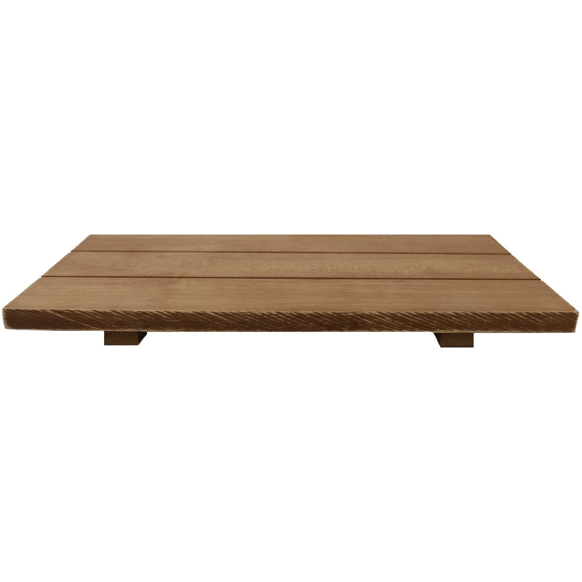 Natural Rectangular Wood Tray - My American Goods