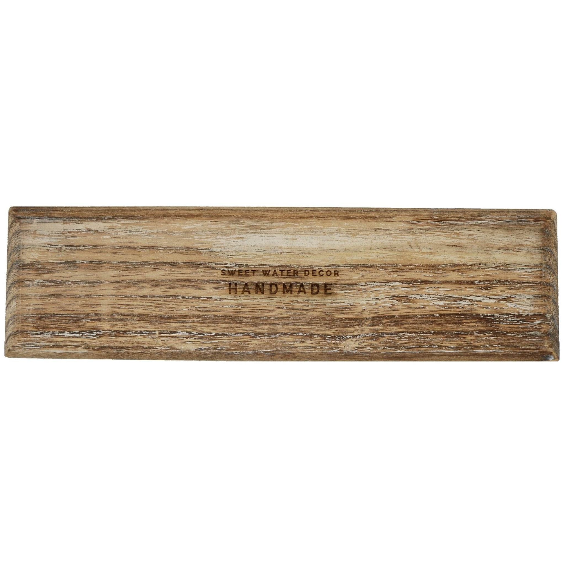 Rustic Rectangular Wood Tray - My American Goods