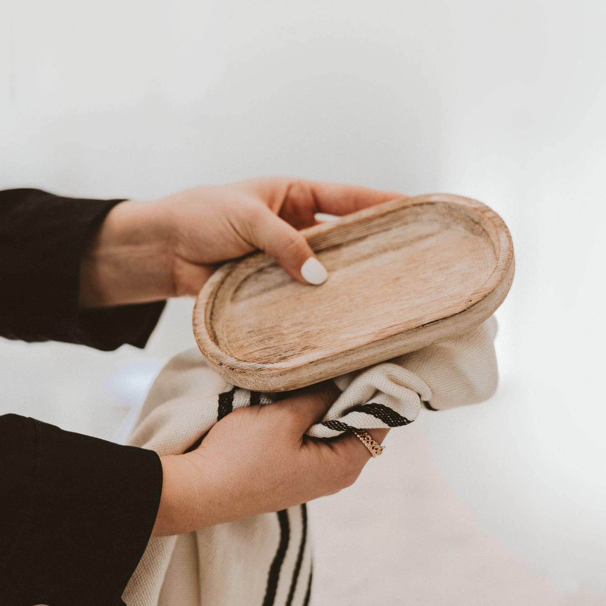 Rustic Wood Tray - My American Goods