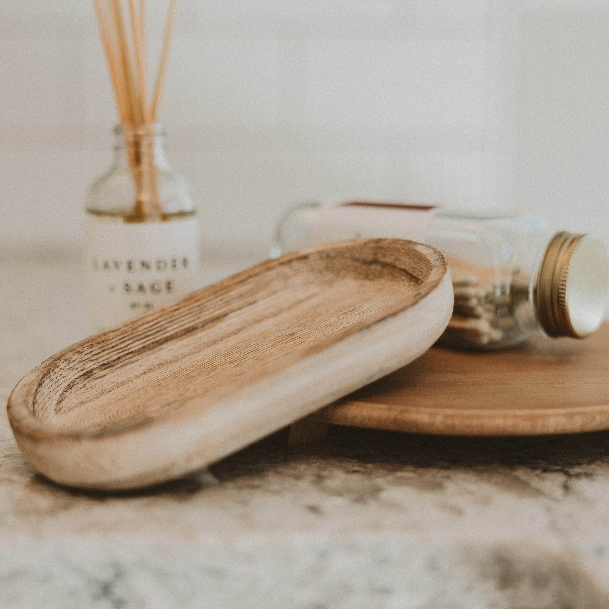 Rustic Wood Tray - My American Goods