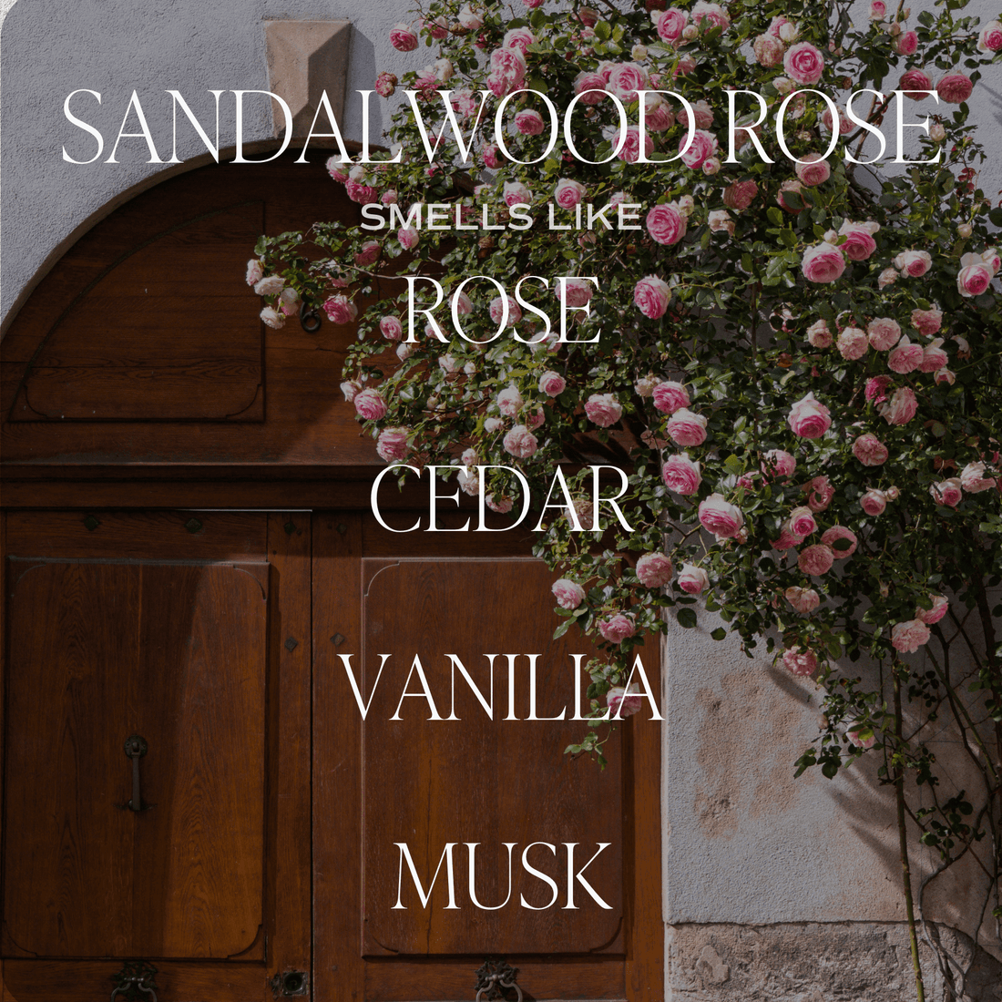 Sandalwood Rose Clear Reed Diffuser - My American Goods