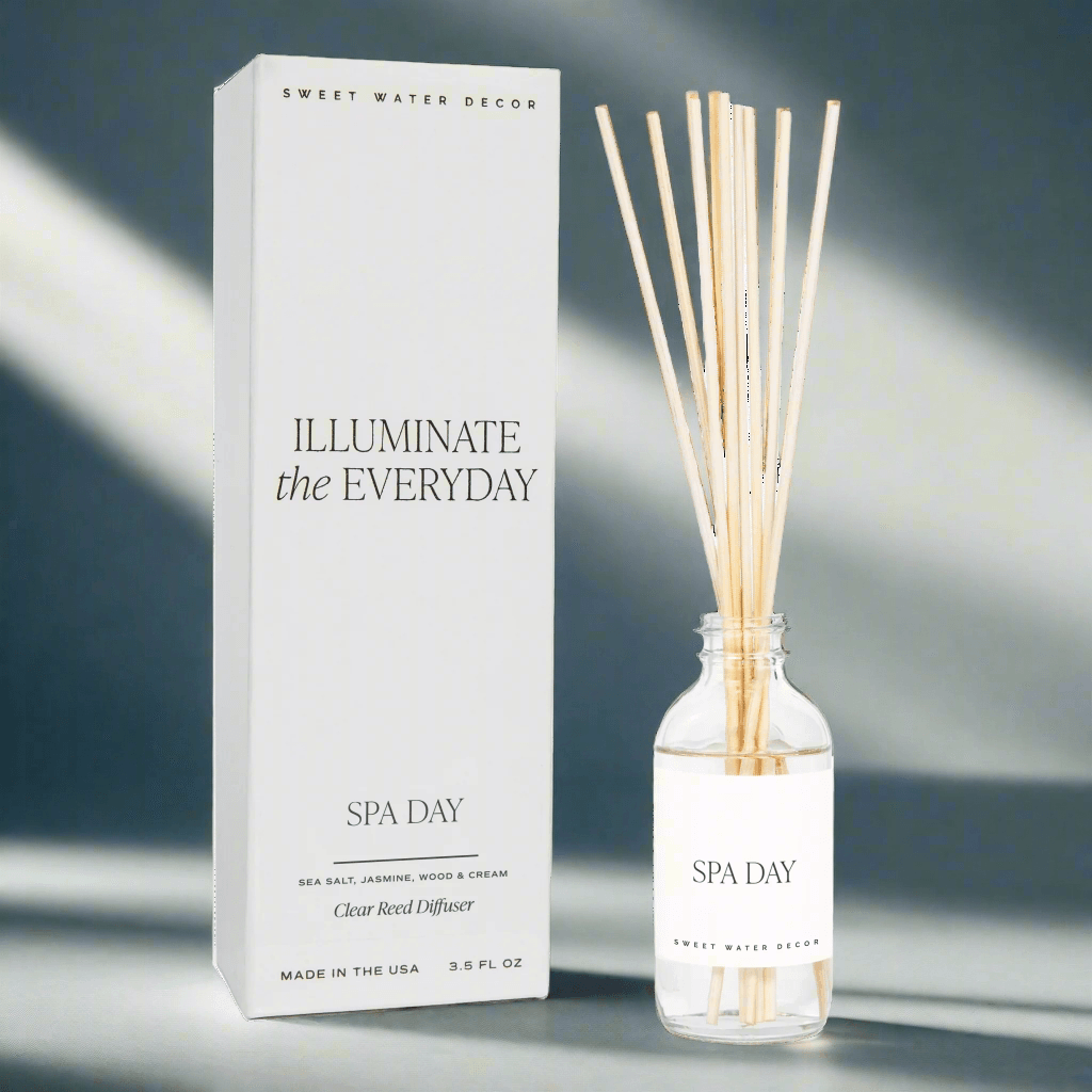 Spa Day Clear Reed Diffuser - My American Goods