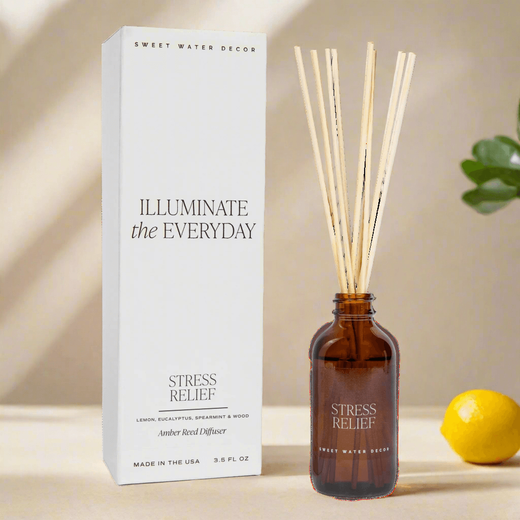 Stress Relief Amber Reed Diffuser - My American Goods