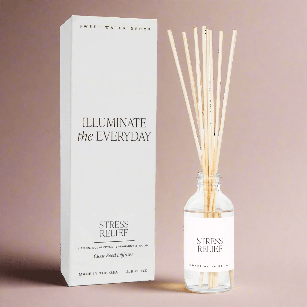 Stress Relief Clear Reed Diffuser - My American Goods