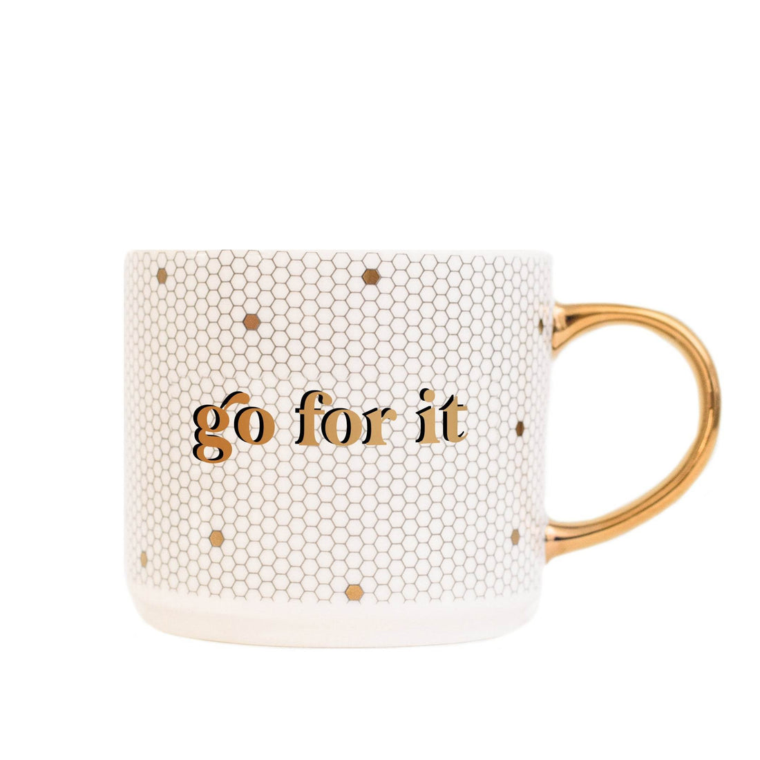 Tile Coffee Mug - Go For It 17oz. - My American Goods