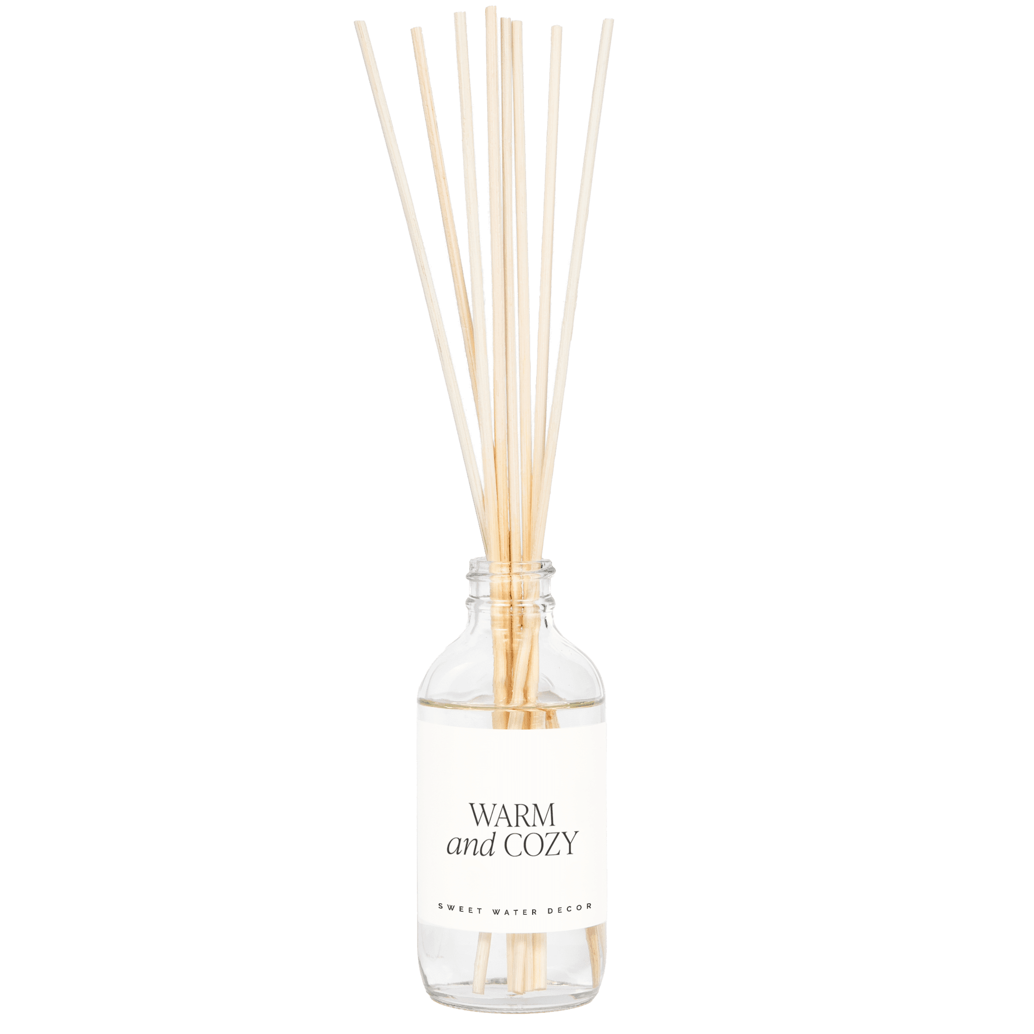Warm and Cozy Clear Reed Diffuser - My American Goods