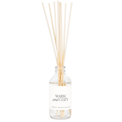 Warm and Cozy Clear Reed Diffuser - My American Goods