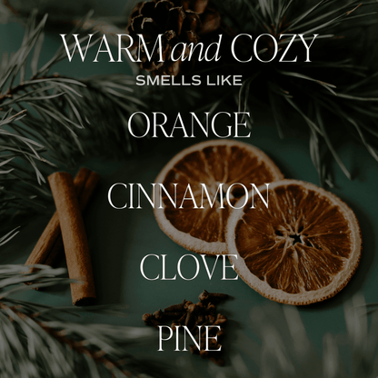 Warm and Cozy Clear Reed Diffuser - My American Goods