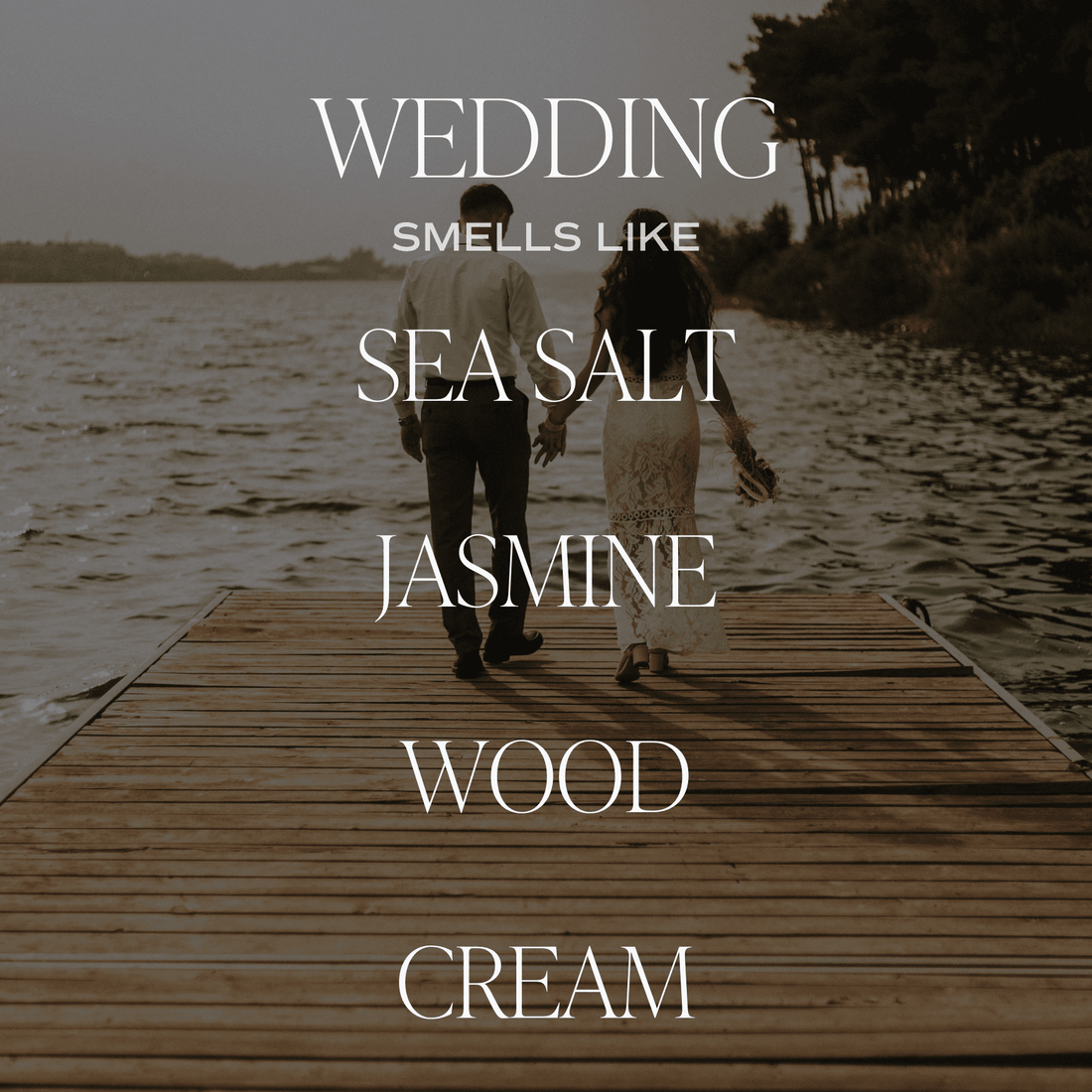 Wedding Soy Candle - Clear Jar - 9 Oz - My American Goods