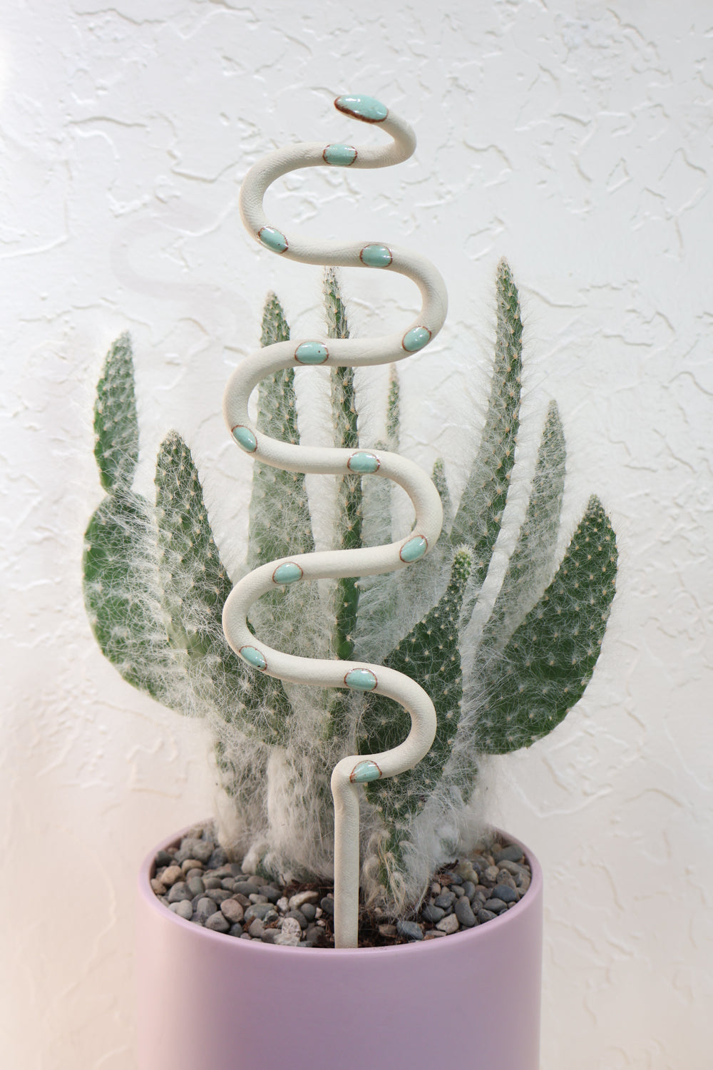 Ceramic Plant Snake Stake