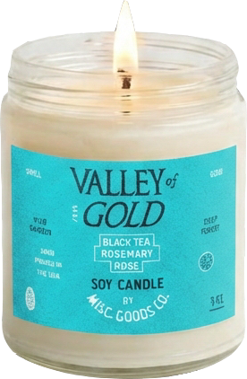 "Valley of Gold" Soy Candle
