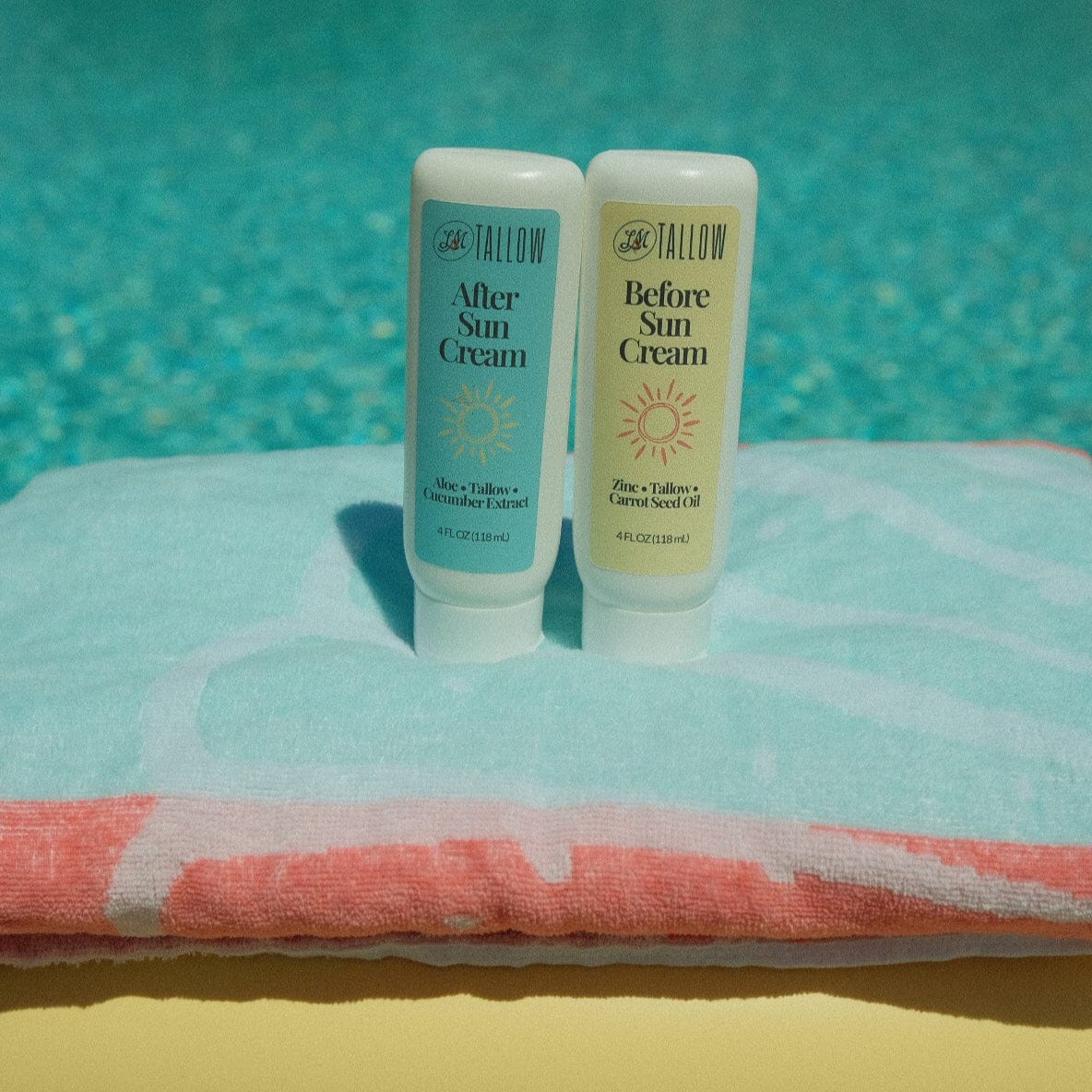 Lady May Tallow Body Cream/Lotion Tallow Sun Care Duo - Before &amp; After Sun Cream